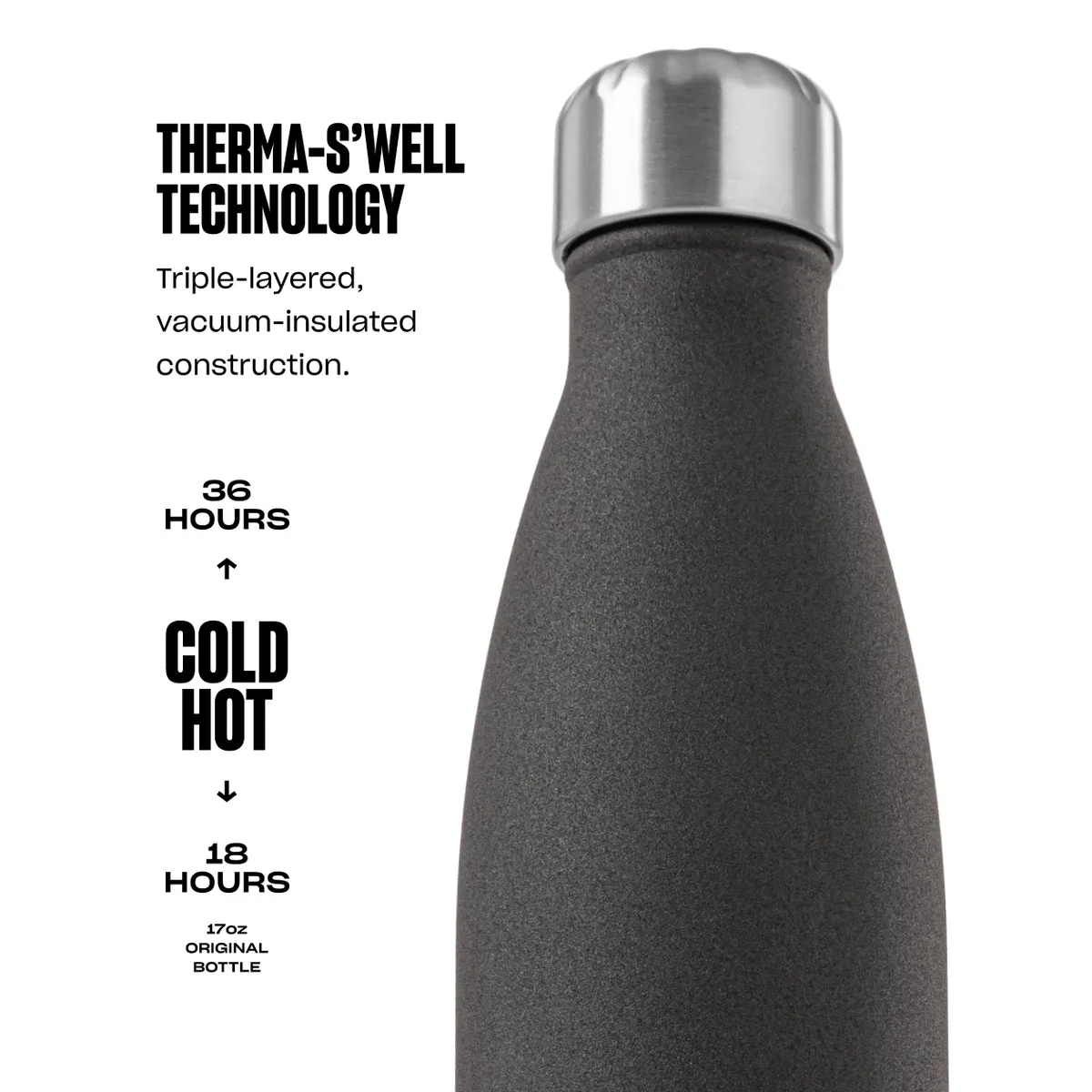 S'well 17oz Insulated Bottle – Azurite - Image 4