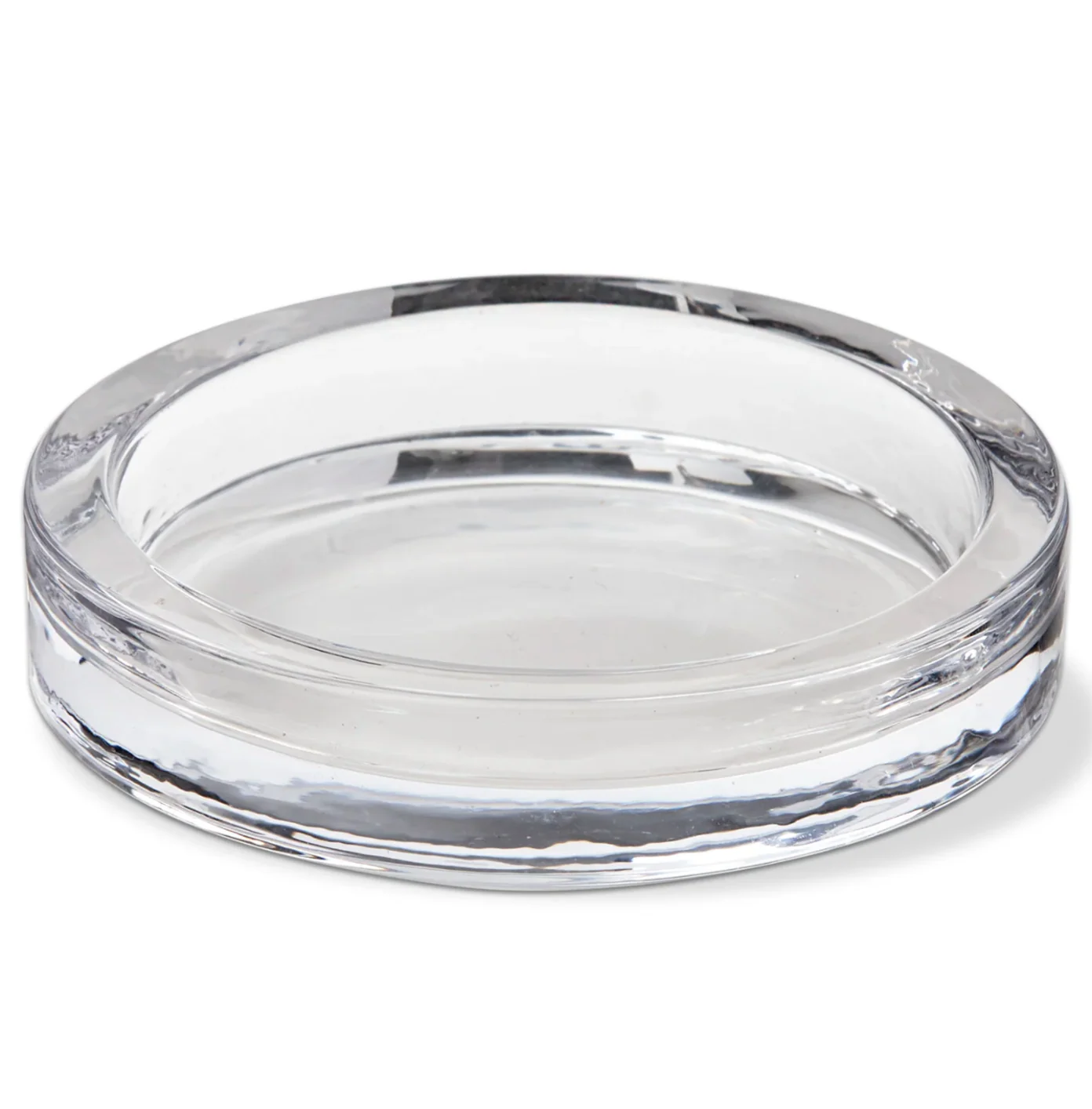 Tag Radiance Glass Pillar Plate – Small
