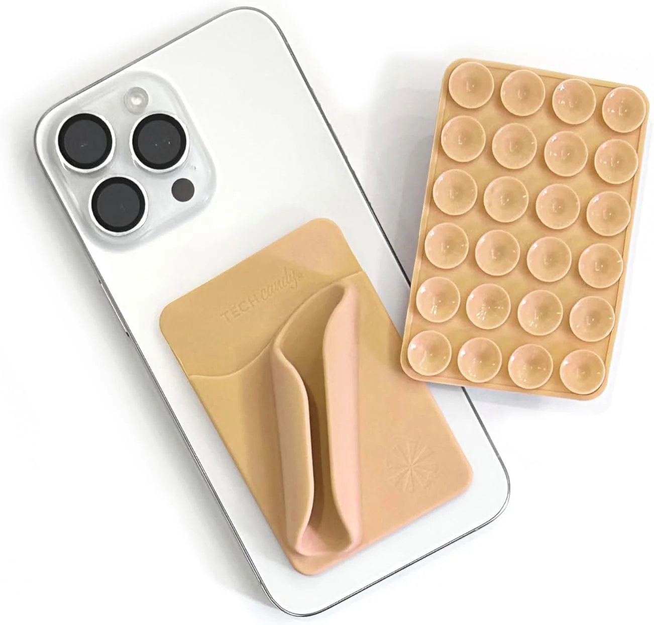 Tech Candy Bare Necessities Phone Back Pocket – Natural - Image 2