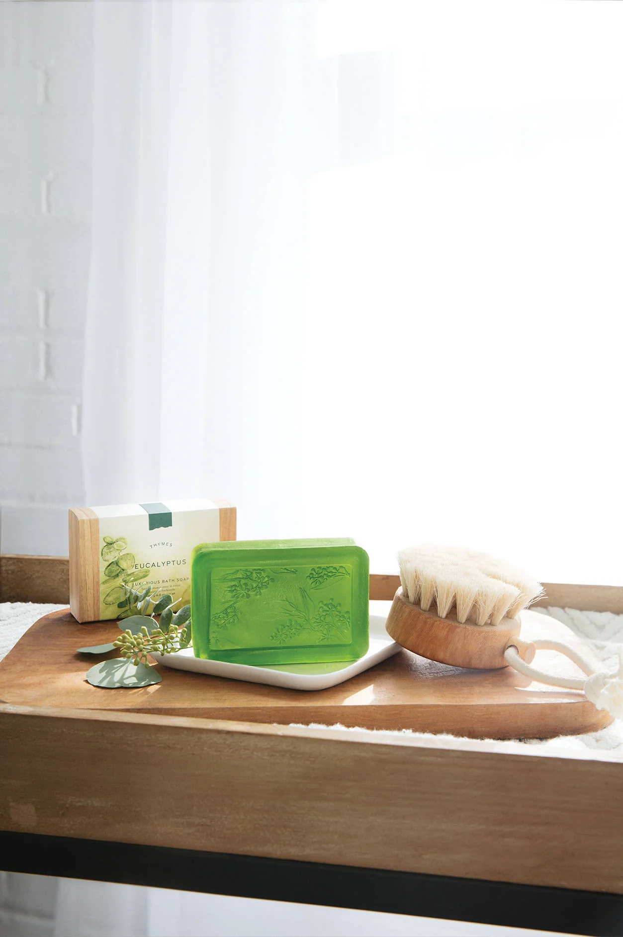 Thymes Eucalyptus Bar Soap - Image 3