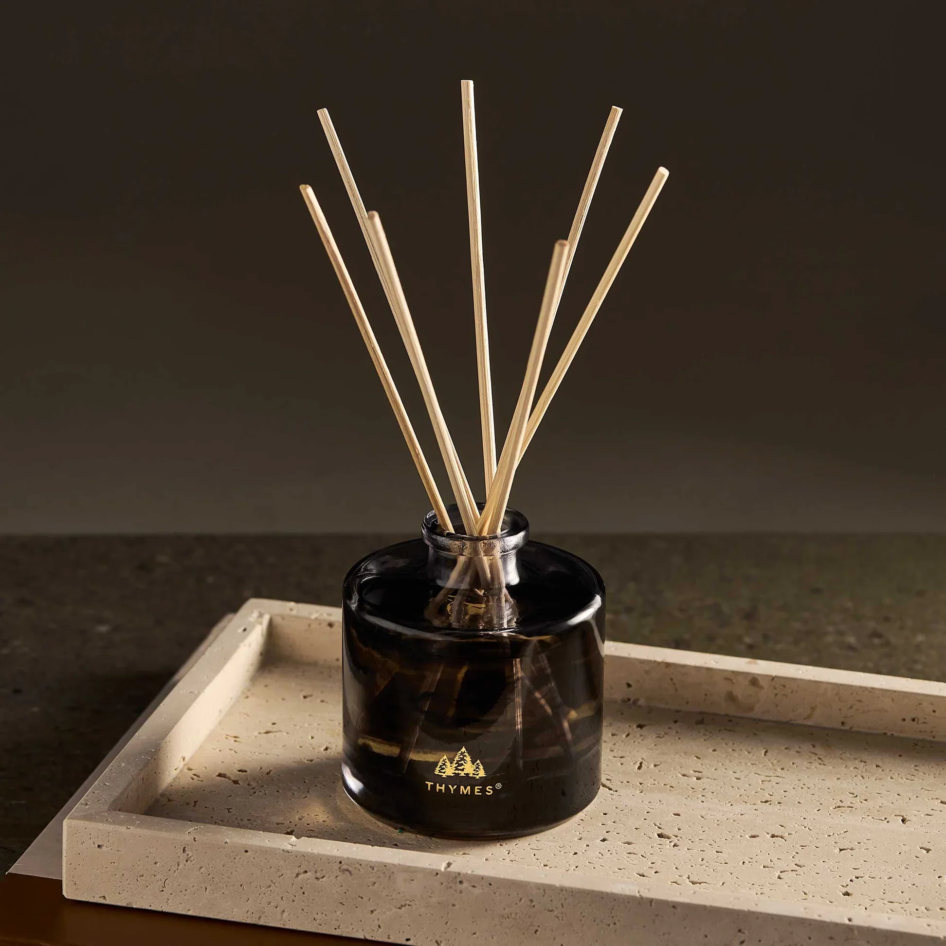 Thymes Noir Woods Petite Reed Diffuser - 4oz - Image 2