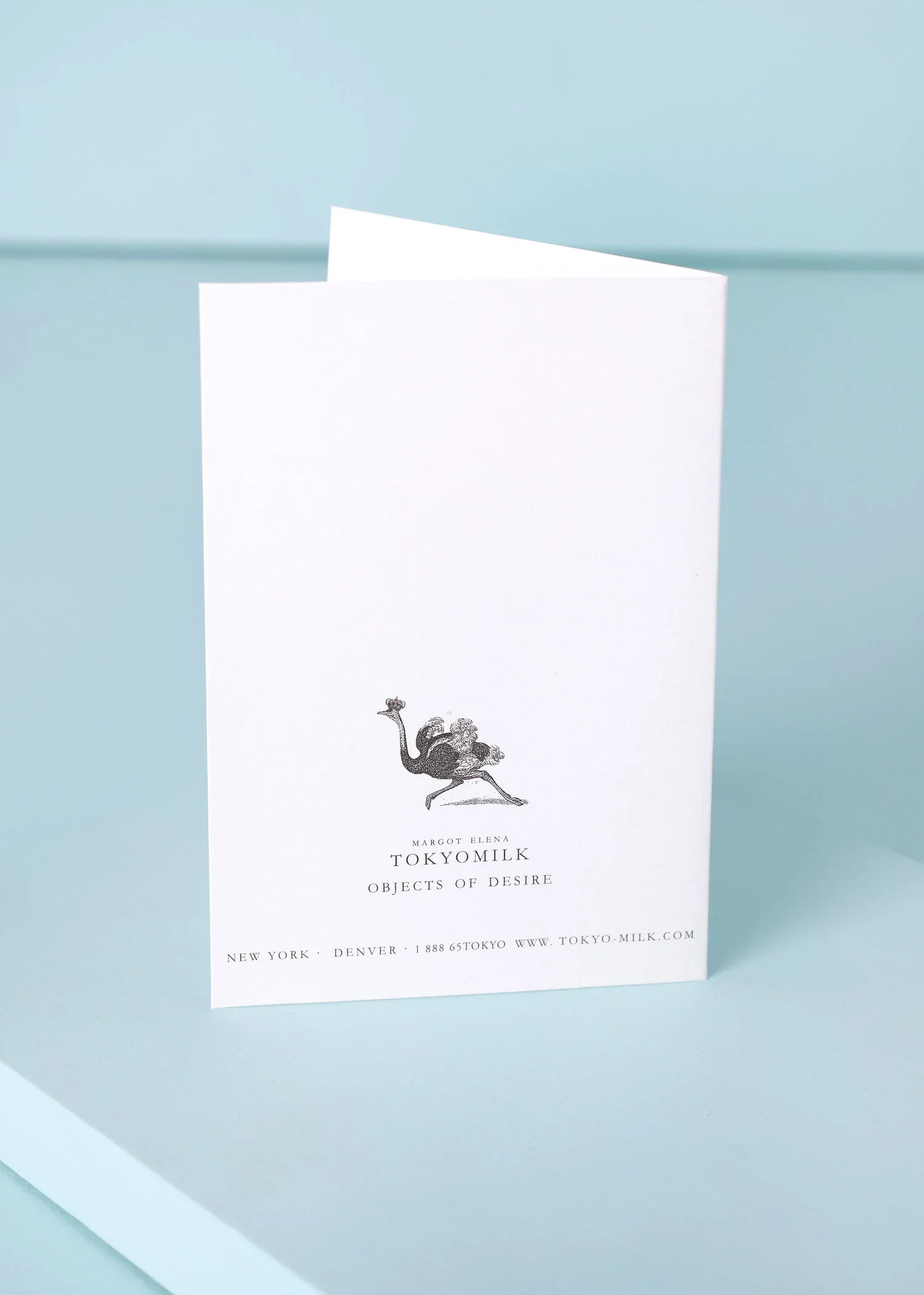 Tokyo Milk "Mushy Sentiments" Glitter Greeting Card – 3.5" x 5" - Image 2