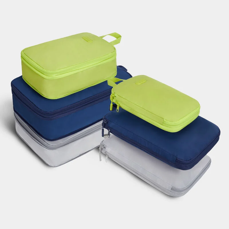 Travelon Compression Packing Cubes - Cool Tones – Set of 3 - Image 4