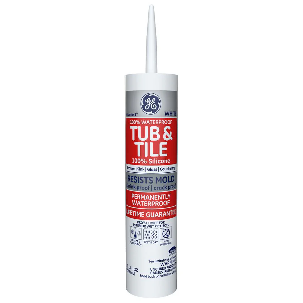 Tub & Tile Silicone Caulk – White