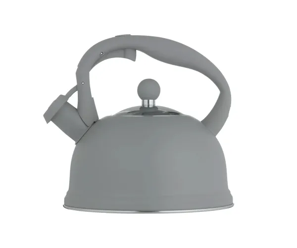 Typhoon Otto Stovetop Whistling Kettle – 1Qt. - Pastel Grey / Silver Lid - Image 2