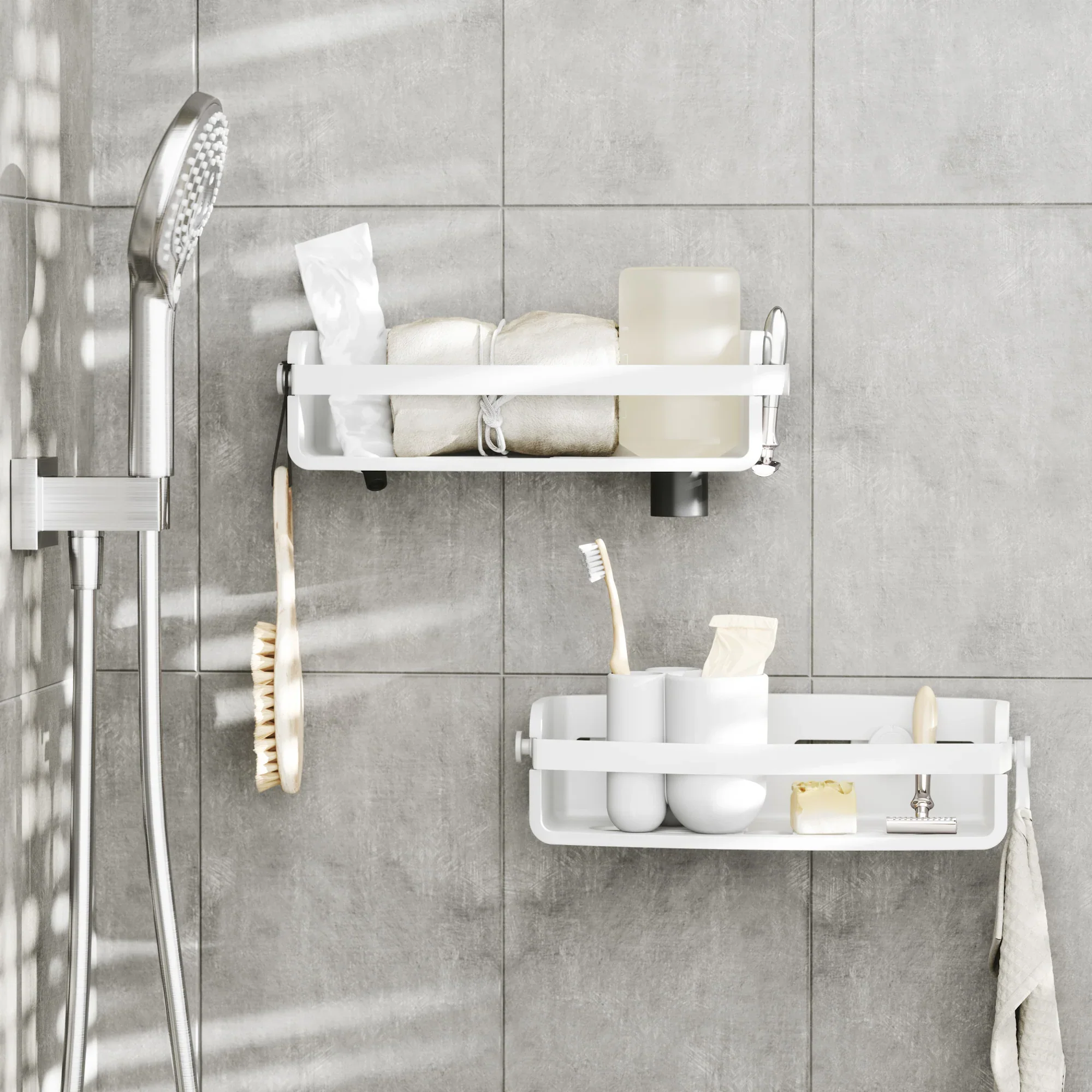 Umbra Flex Adhesive Shower Bin - Image 3