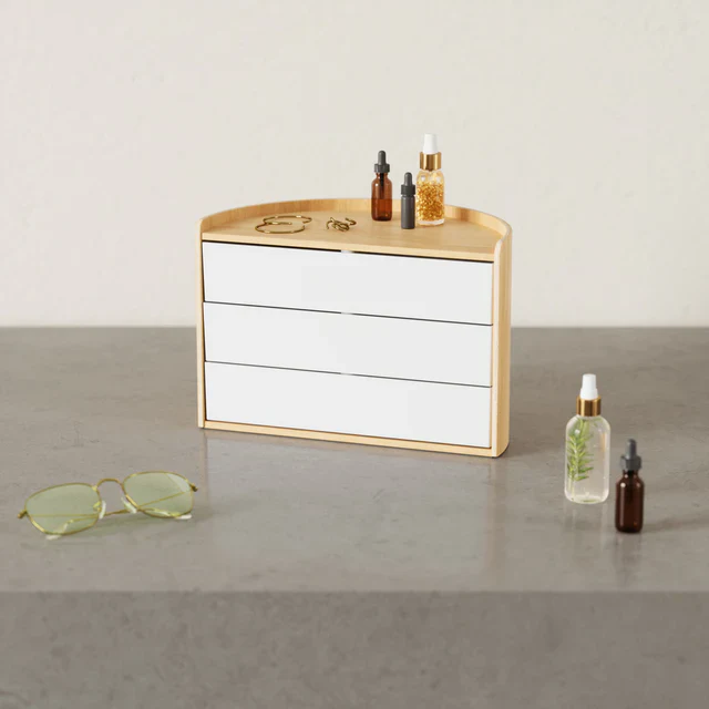 Umbra Moona Storage Box – White – 10.75" x 7" x 6" - Image 6