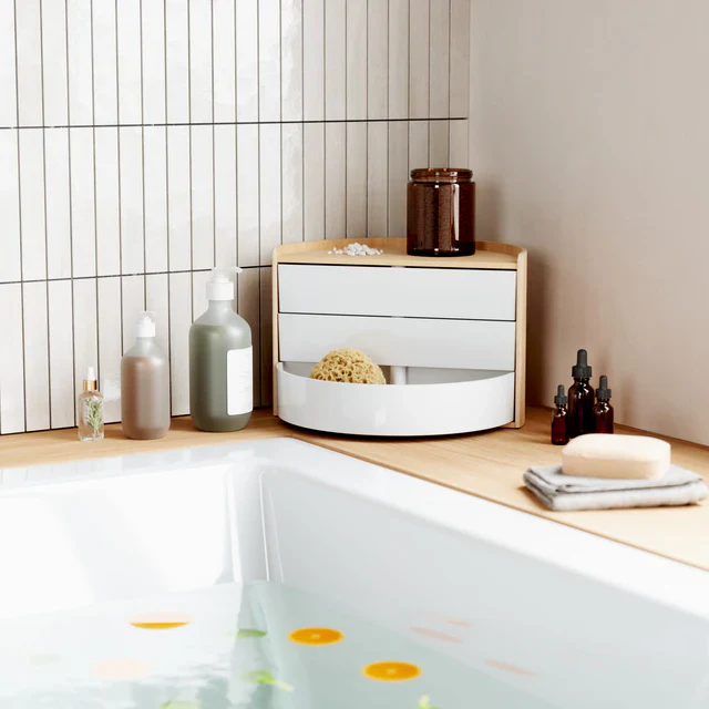 Umbra Moona Storage Box – White – 10.75" x 7" x 6" - Image 7