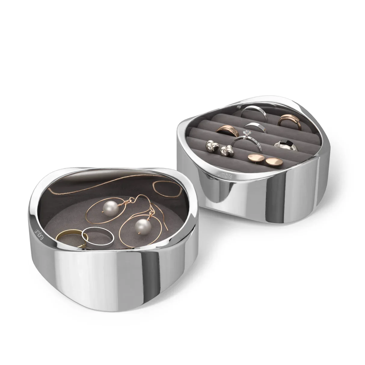 Umbra Wavy Jewelry Organizer – Chrome - Image 3