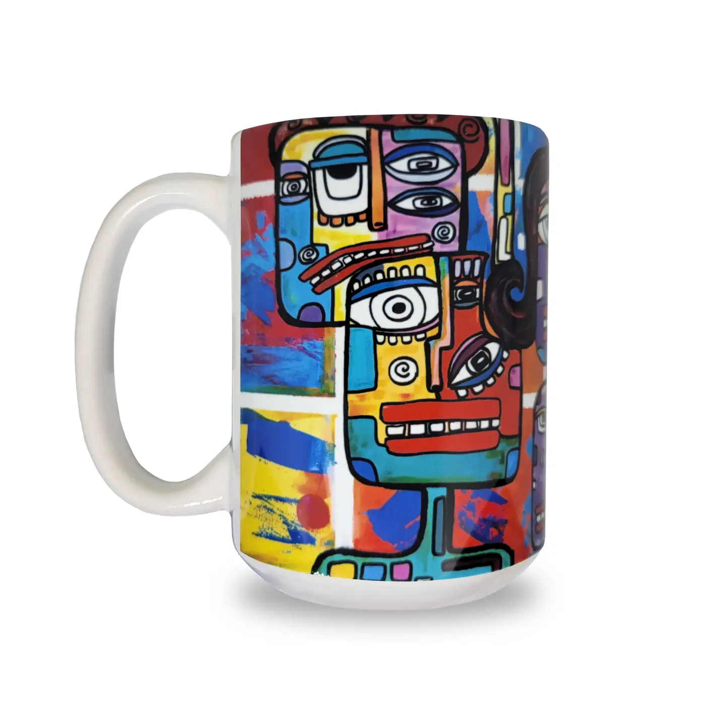 Untitled Union Humanity Series Ceramic Mug – The Observers – 15oz. - Image 2