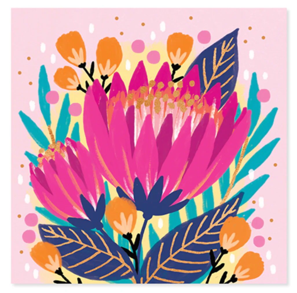 Up With Paper 3D Pop-Up Greeting Card – Protea - Image 2