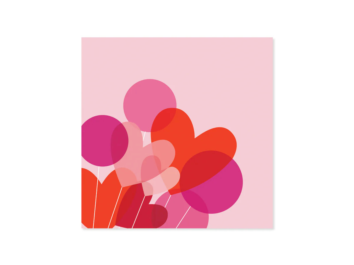 Up With Paper 3D Pop-Up Greeting Card – Valentine Balloons - Image 2