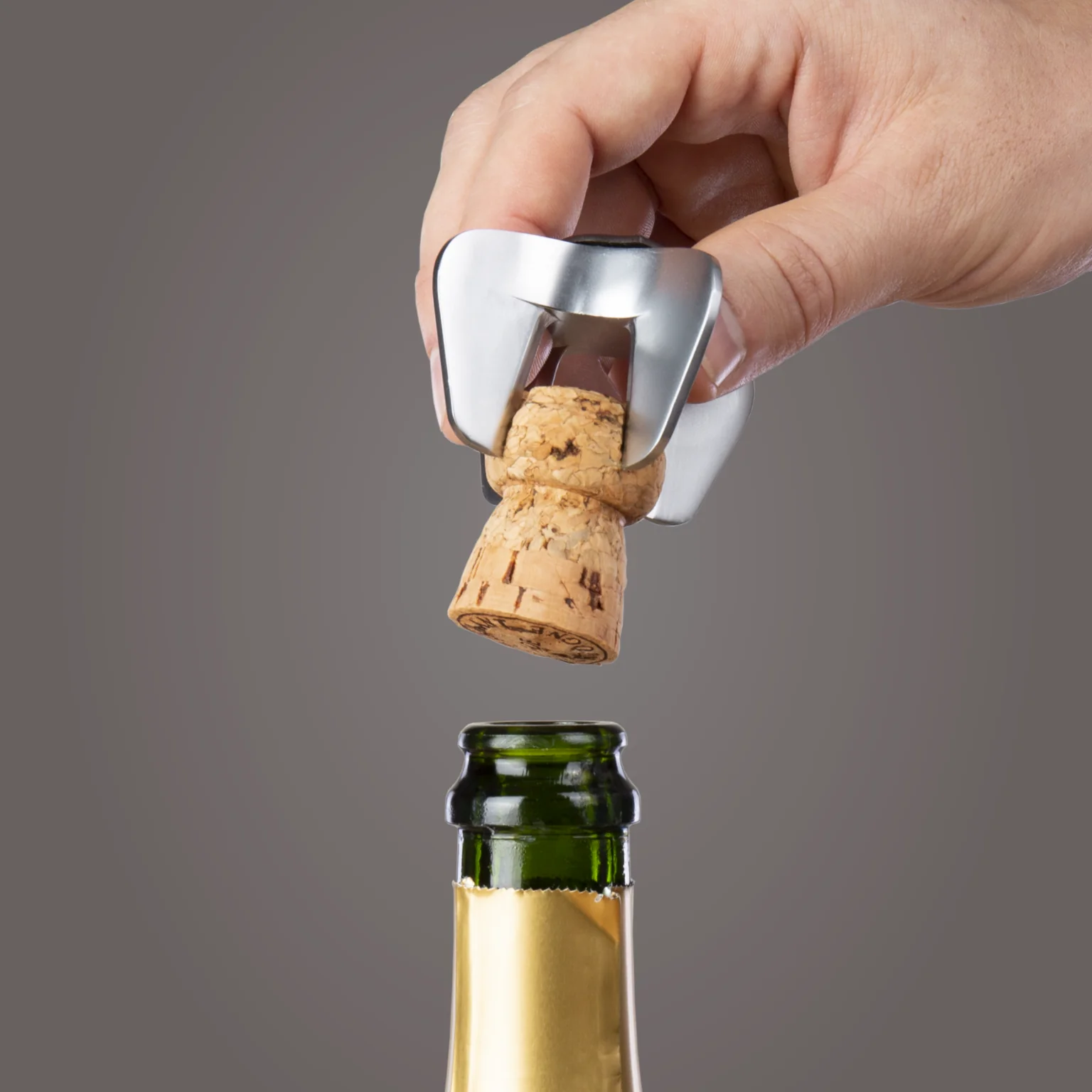 Vacu Vin Chrome Champagne Opener - Image 3