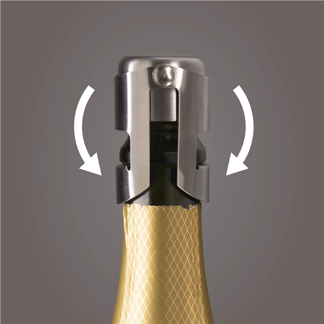 Vacu Vin Stainless Steel Champagne Stopper - Image 3