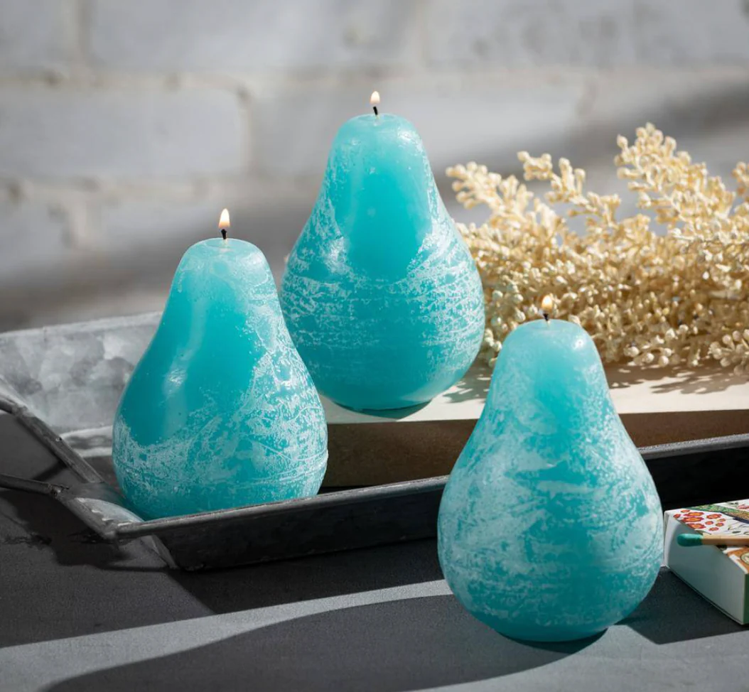 Vance Kitira Timber Pear Candle – Sea Glass – 4.5" - Image 4