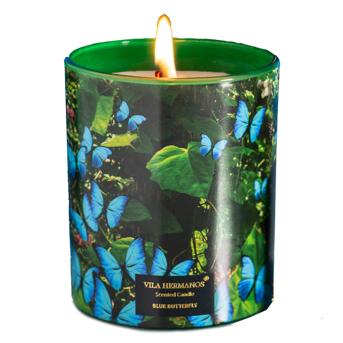 Vila Hermanos Blue Butterfly 3 Wick Scented Candle – 21oz.