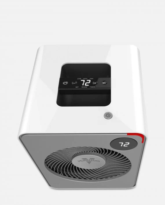 Vornado Auto Climate Whole Room Metal Heater – Ice White - Image 2