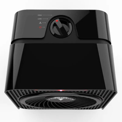 Vornado Velocity 1 Personal Space Heater – 2 Settings – 7" – Black - Image 2