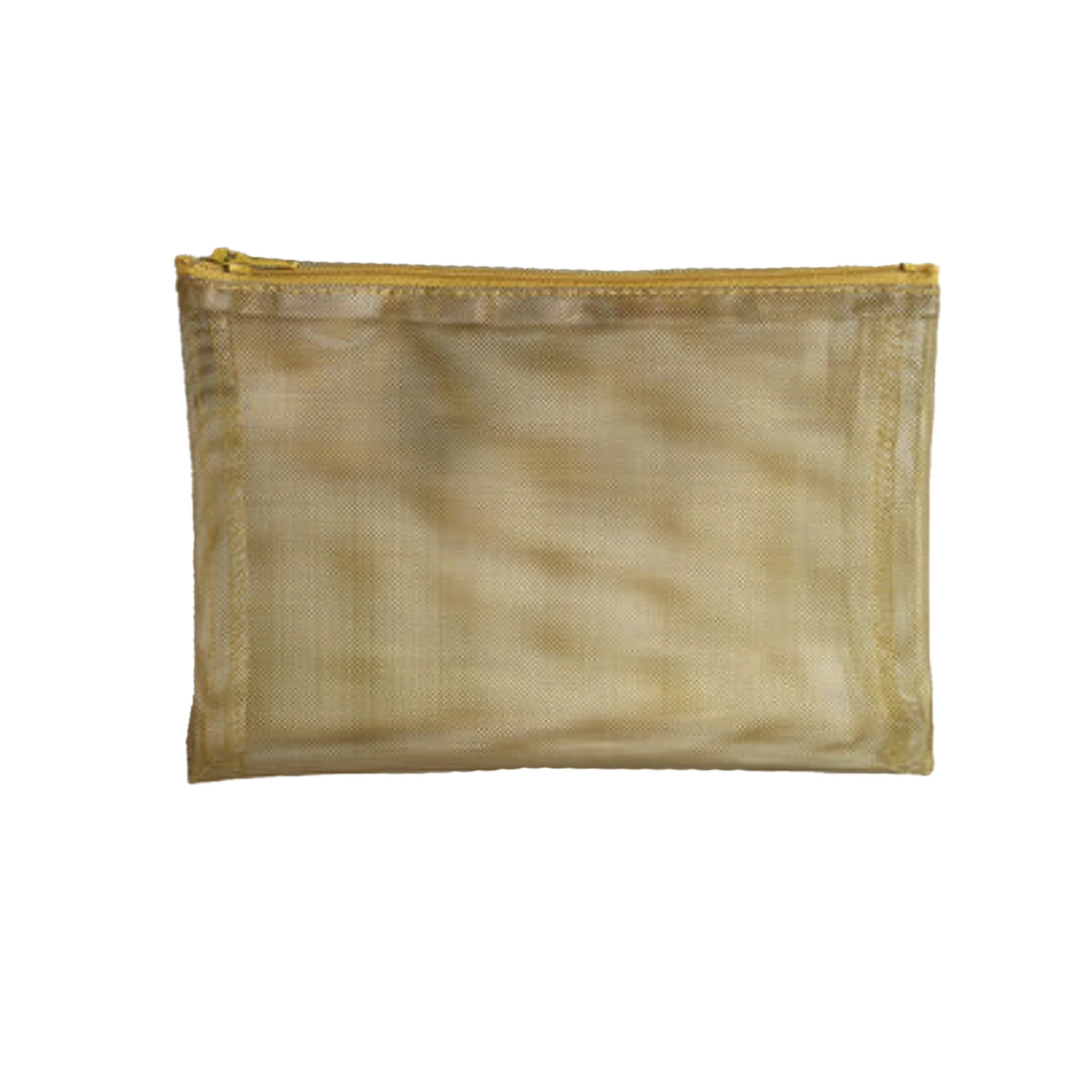 Walker Bags Color Mesh Zip Case – Gold – 3x4in