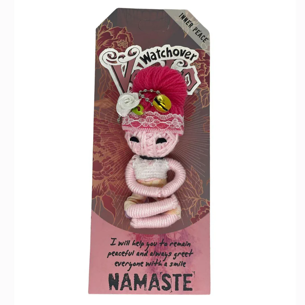 Watchover Voodoo Doll Handcrafted Keychain With Special Message – Namaste