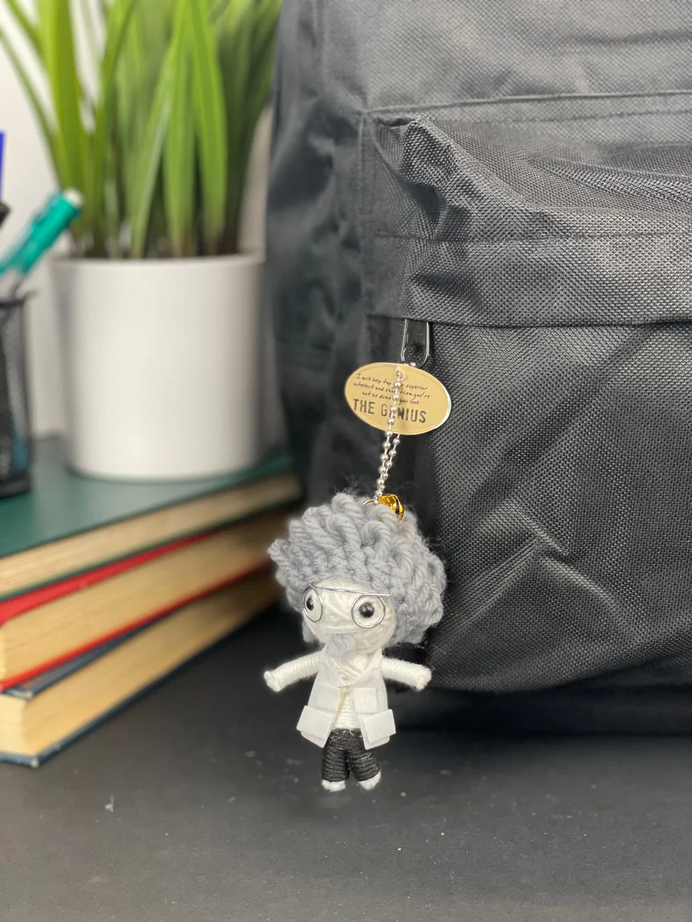 Watchover Voodoo Doll Handcrafted Keychain With Special Message – The Genius - Image 3