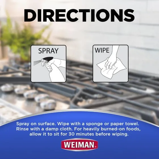 Weiman Gas Range Cleaner and Degreaser - 12 oz - Image 4