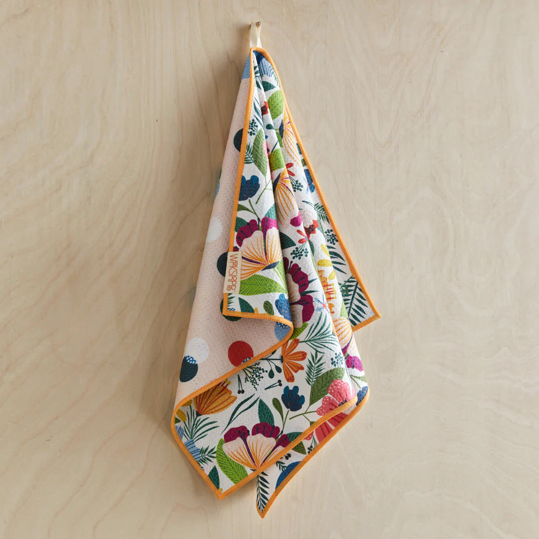 Werkshoppe Microfiber Double Sided Kitchen Towel – Fields Of Flowers - Image 5