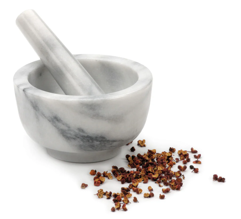 White Marble Mortar & Pestle