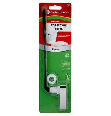 White Toilet Tank Lever