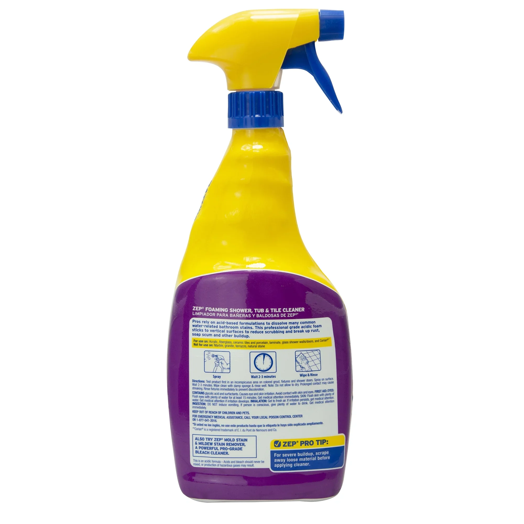 Zep Foaming Tub and Tile Cleaner – 32oz. - Image 2
