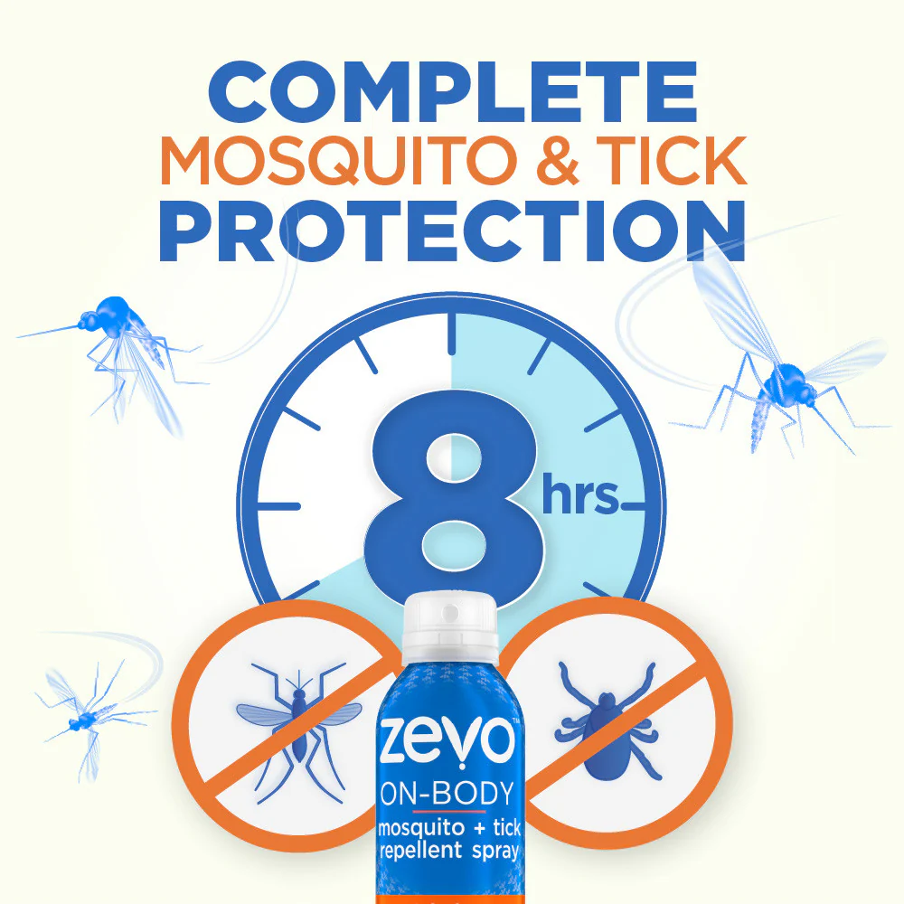 Zevo On-Body Mosquito and Tick Repellent Aerosol Spray – 6 oz - Image 3
