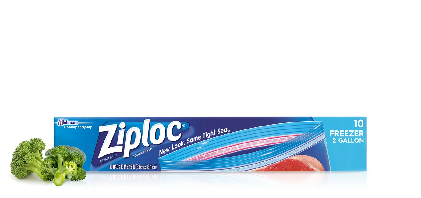 Ziploc Freezer Bags 2 Gallon, 10 Count - Image 3
