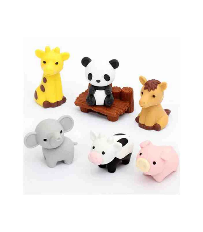 Zoo Puzzle Piece Erasers – Set of 7 - Image 2